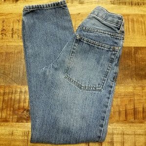 Straight Cut Adjustable Waist Jeans